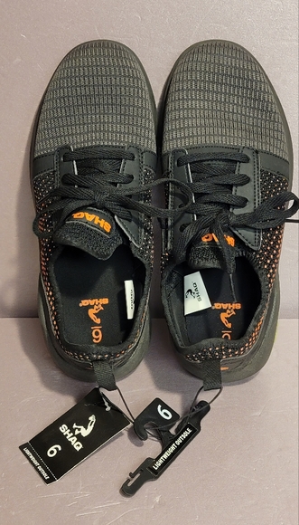 Shaq | Shoes | Shaq 3d Print Neon Athletic Sneaker Boys 6 Black Orange | Poshmark
